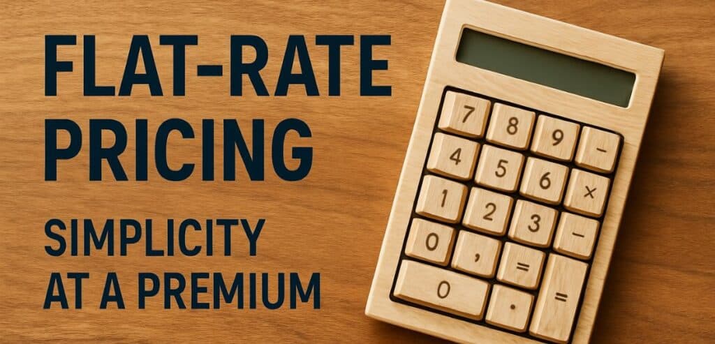 Flat‑Rate Pricing: Simplicity at a Premium